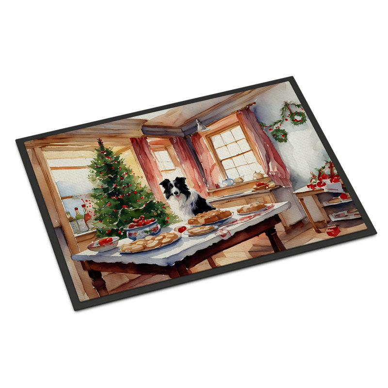 Junya Non-Slip Christmas Doormat, 18" W x 27" L