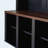 Farmhouse Hall Tree with Storage Bench, Adjustable Shelves & 6 Hooks, Black-190392354