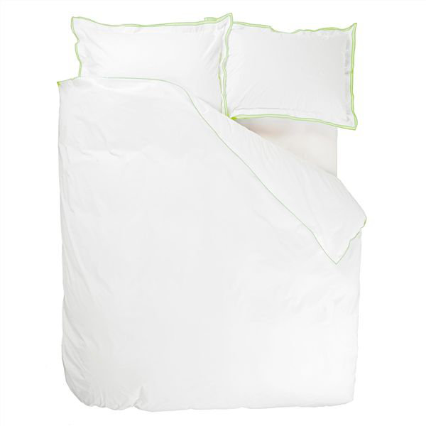 Astor Cotton Duvet Cover, Queen Duvet Cover, Charcoal/Dove