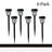6-pack Black Solar Powered Led Outdoor Lights – Waterproof, 8-hour Lighting For Gardens, Pathways, Patios, And Driveways (set Of 6)