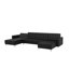 Finnegan 4 Seater Faux Leather Sofa Bed-23831699-97145571