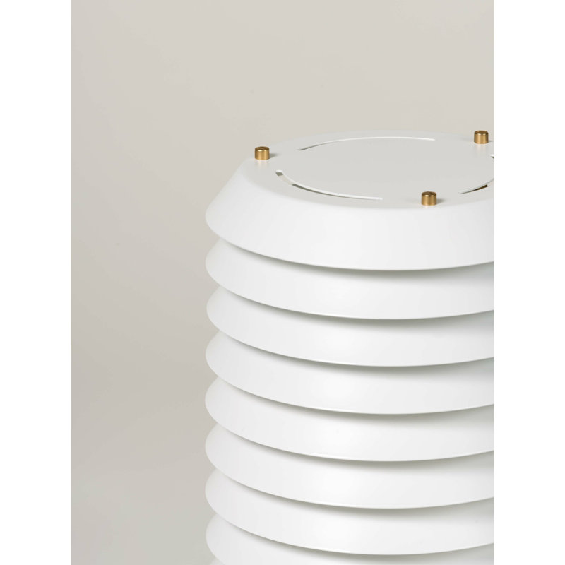 Metal Novelty Lamp, White
