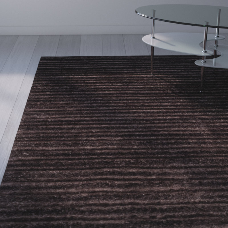 Beshears Solid Colour Hand Woven Area Rug, Rectangle 201 x 290 cm