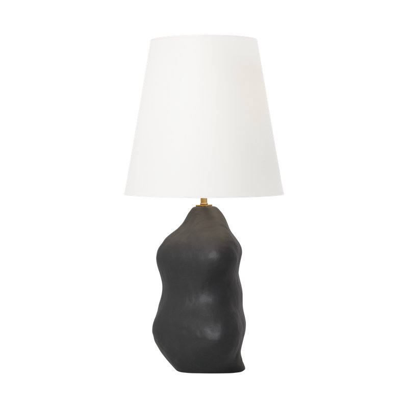 Broxton Table Lamp, Rough Black