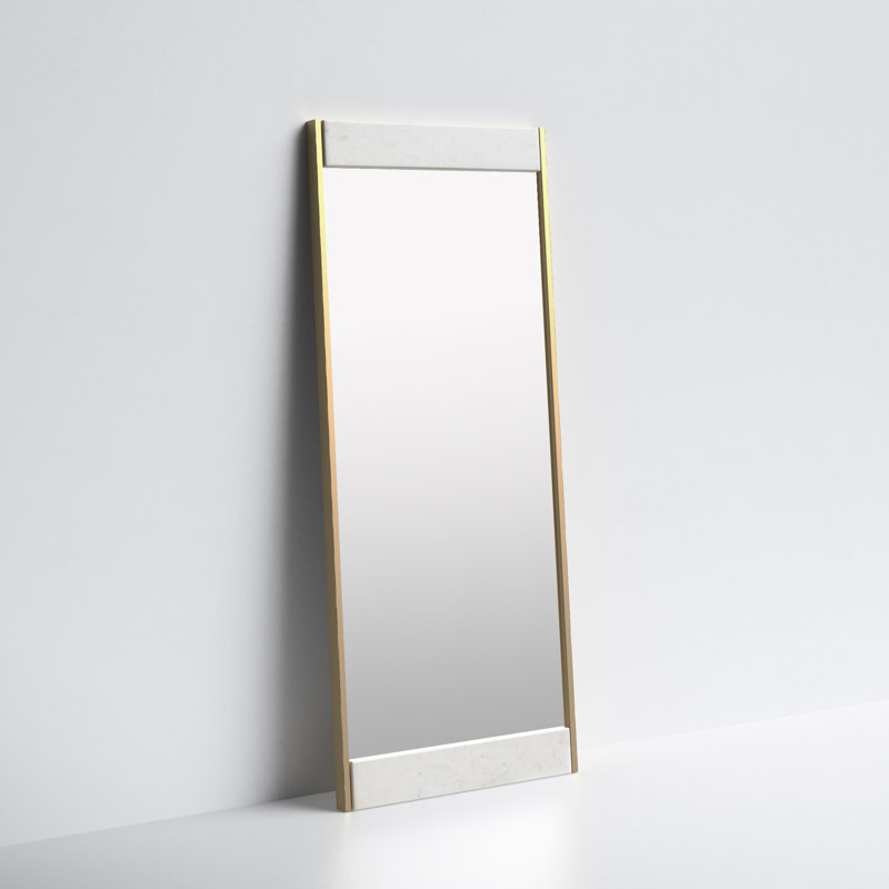 Cathia Metal Flat Floor Mirror