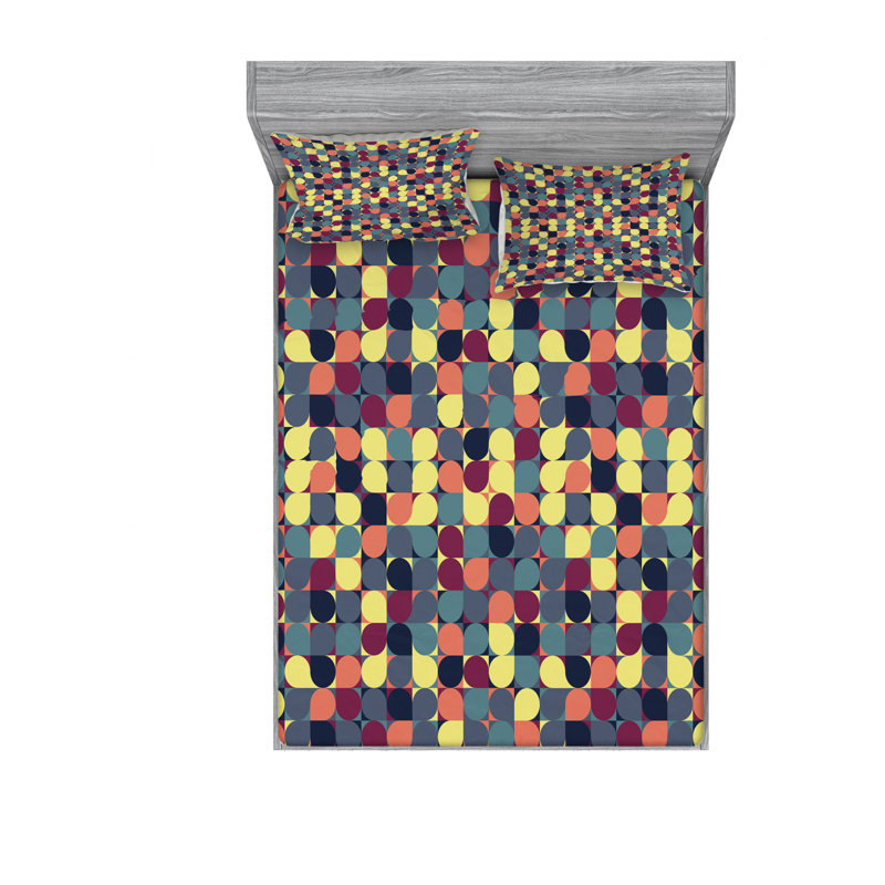 Microfiber Sheet Set, Queen Sheet Set with Fitted Sheet