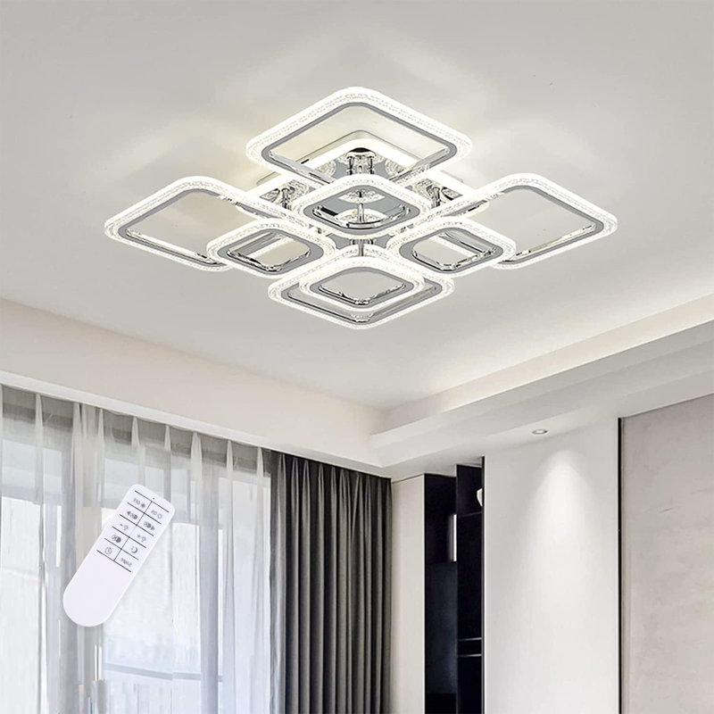 Arrika 8 -Light 60cm LED Flush Mount