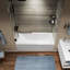 33.6'' - 33.6'' W x 58'' H Frameless Tub Door with Clear Glass-98703406