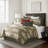 Greenwood Ivory/Red Linen Coverlet / Bedspread Set-64097717