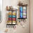 2-Tier Bathroom Towel Rack Wall Mounted Storage Rack for Rolled Towels Rust-Resistant 2-Pack