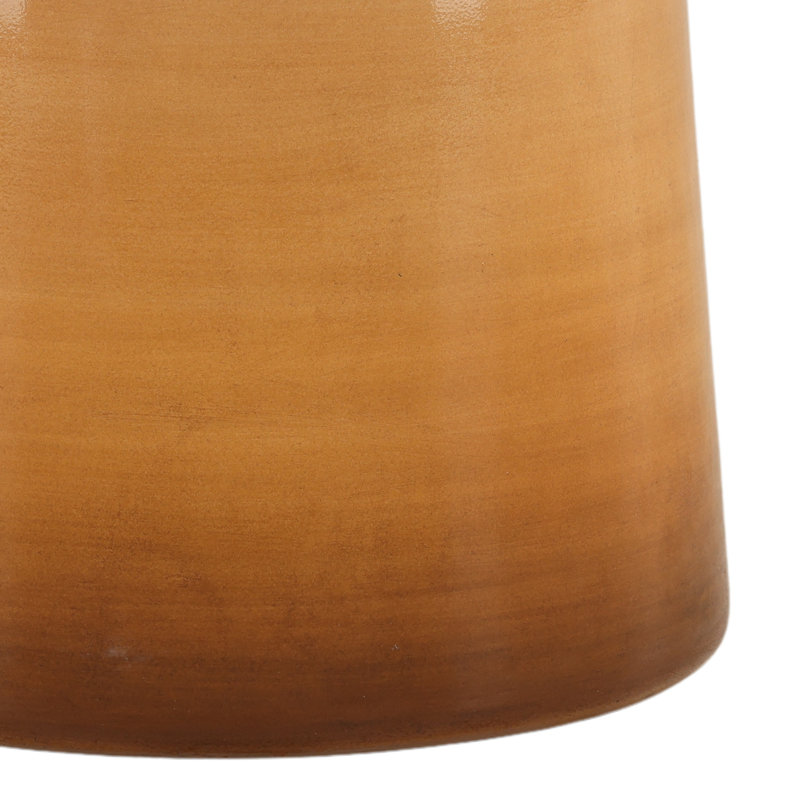 Table d'appoint ronde 16,6 po Marcellus, Dégradé orange