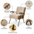 Geometric Patterned Modern Accent Chair,Accent Chair Comfy Single Sofa Side Chair for Living Room Bedroom Hotel, Bedroom-941695087