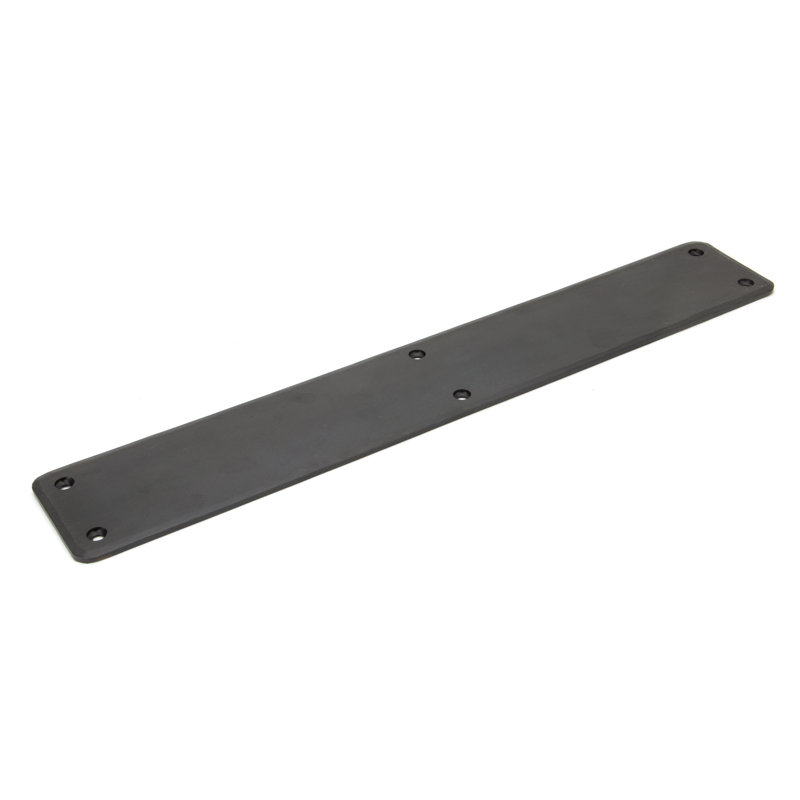 Plain Fingerplate Kick Plate, Beeswax