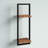 Stiltner 10" Wide Metal Frame 2-Tiered Wall Shelf
