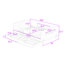 2 Drawers Wood Platform Bed with Slats-893127232-893127246