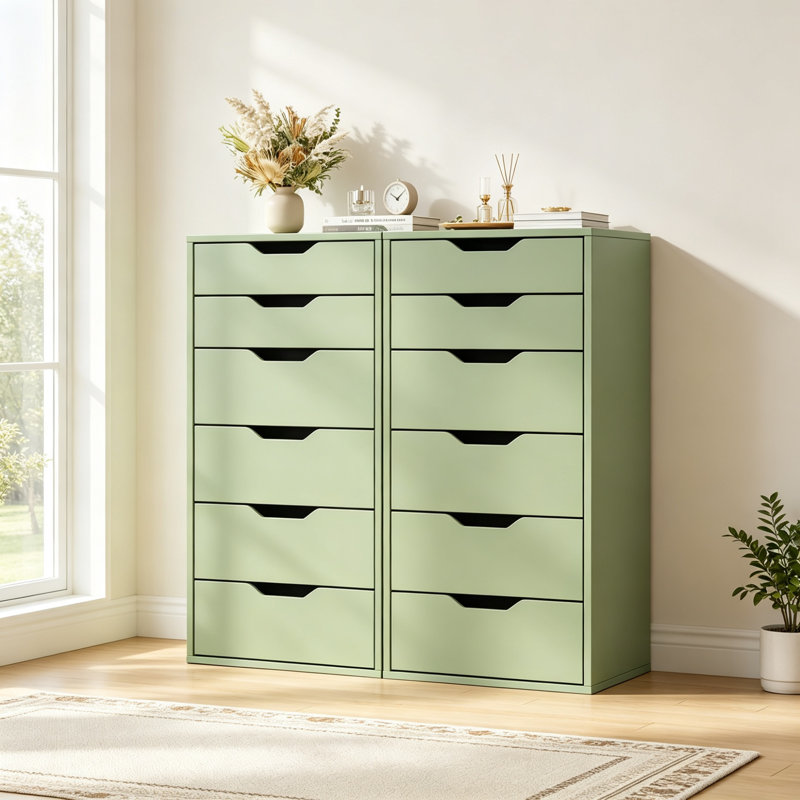 45 cm W Chest of 6 Drawers