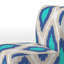 Fauteuil de chambre rembourré à motif Ikat Ogee
