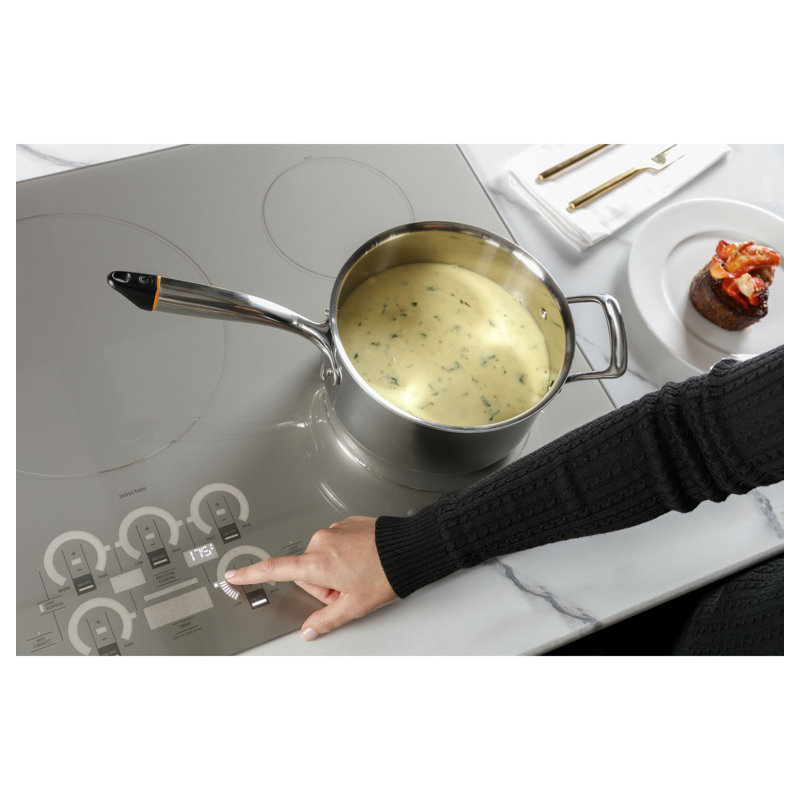 Monogram Appliances 30" Black Smart 4 Burner Cooktop