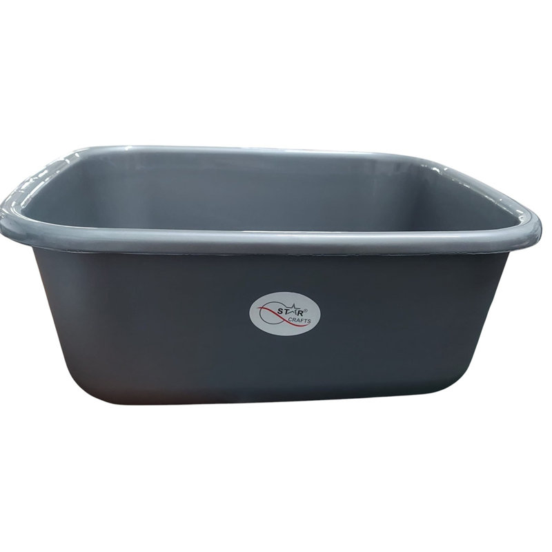 Ebern Designs Plastic Box, Gray