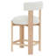Saralisa Boucle And Wood Counter Stool-1840367639