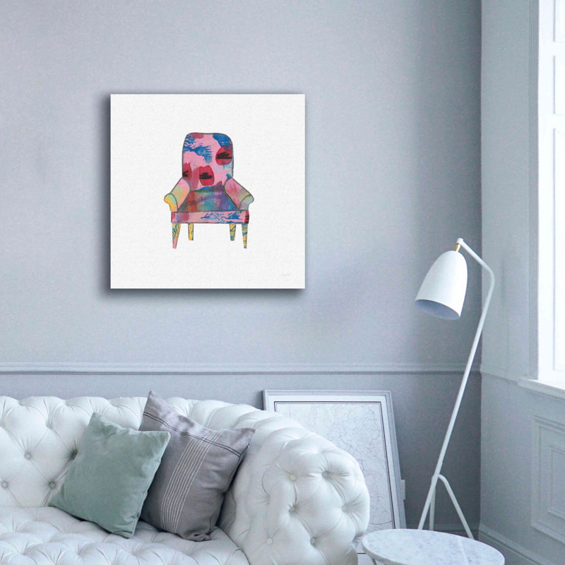 Kenyce Mod Chairs VII par Courtney Prahl, H 37 po x l 37 po x P 1,5 po