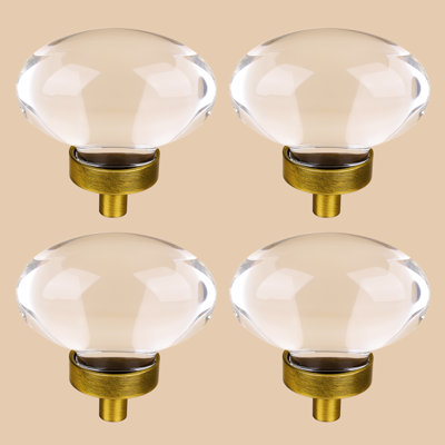 Oversized 1.9" Length Oval Knob Multipack