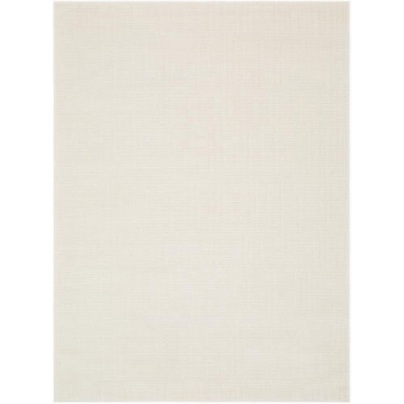Brugge Machine Woven, Beige/Cream, Rectangle 6'7" x 9'