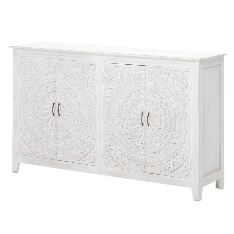 Pirtleville 68 " W Mango Solid Wood Sideboard
