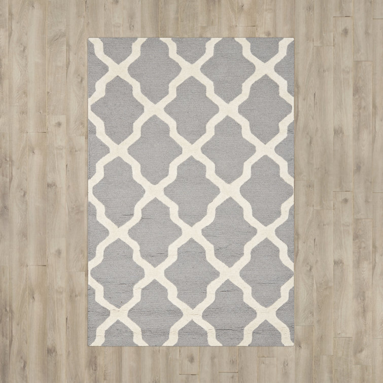 Darbonne Geometric Wool Hand Woven Area Rug