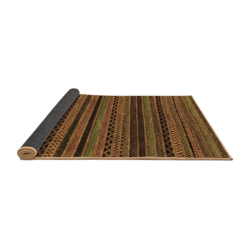 Eletto Striped Indoor Rug, Round 3'