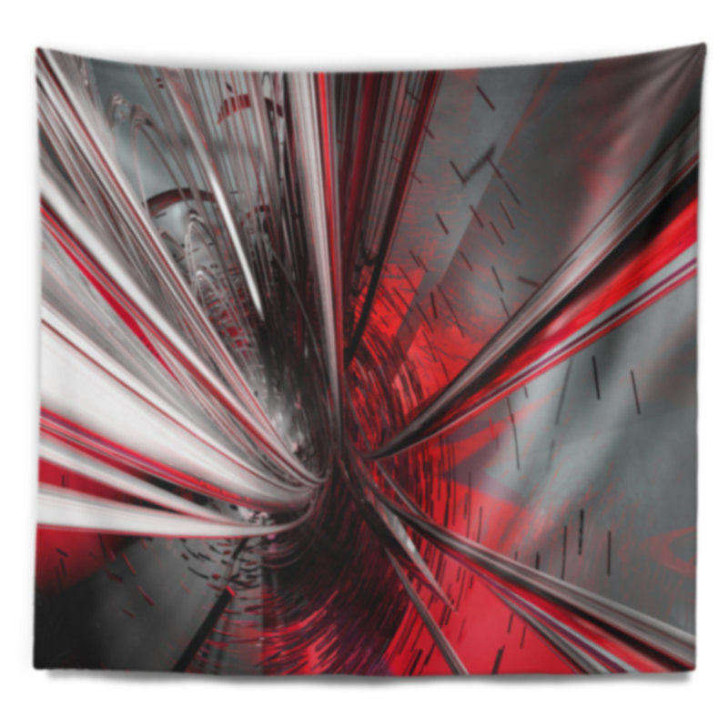 Tapisserie Fractal 3D, H 78 po x l 92 po
