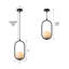 Luminaire suspendu géométrique à 1 lumière Daquion-393441107