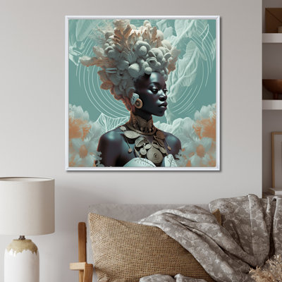 Orisha Osunmare, gracieuse déesse africaine sur toile
