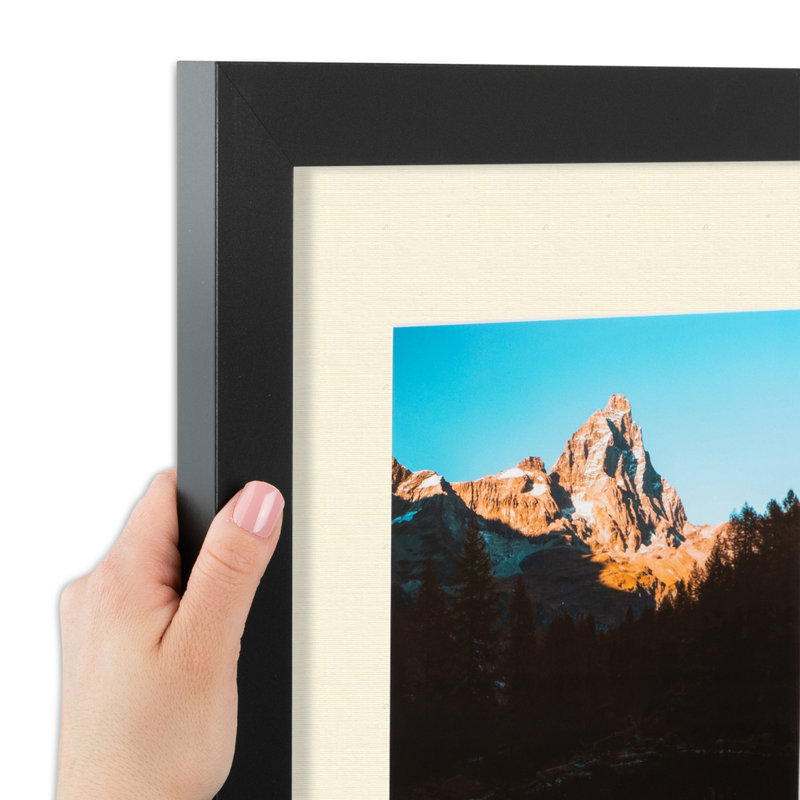 Cadre pour photo simple 8,5 po x 11 po, Ivoire