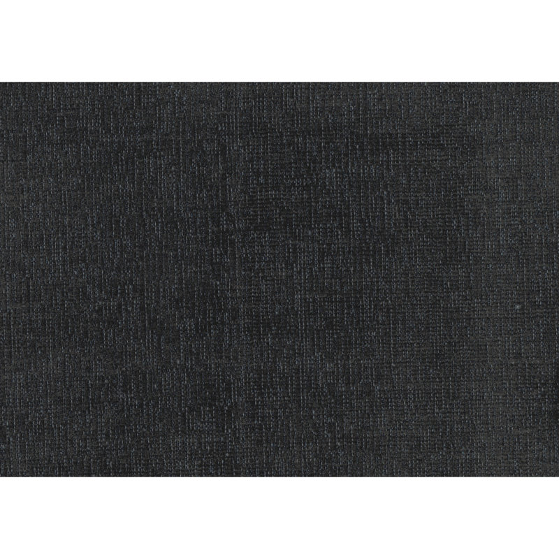 Upholstered L-Shaped Sectional, Charcoal Chenille, Right Hand Facing