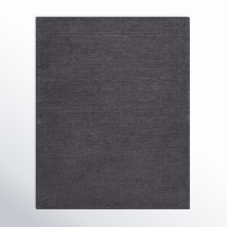 Crowe Wool Charcoal Gray Performance  Area Rug