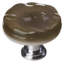 Poignée décorative ronde en verre bleu poudre Glacier de 1 1/4 po de diamètre-7462660-7462671