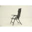 Ensemble de 2 chaises de patio pliantes, siège rembourré en tissu Textilene