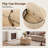 32'' Round Lift-Top Coffee Table with Tambour Sliding Door Storage-2058137055