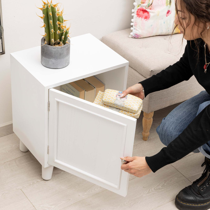 Ricketts 30cm W Manufactured Wood Bedside Table