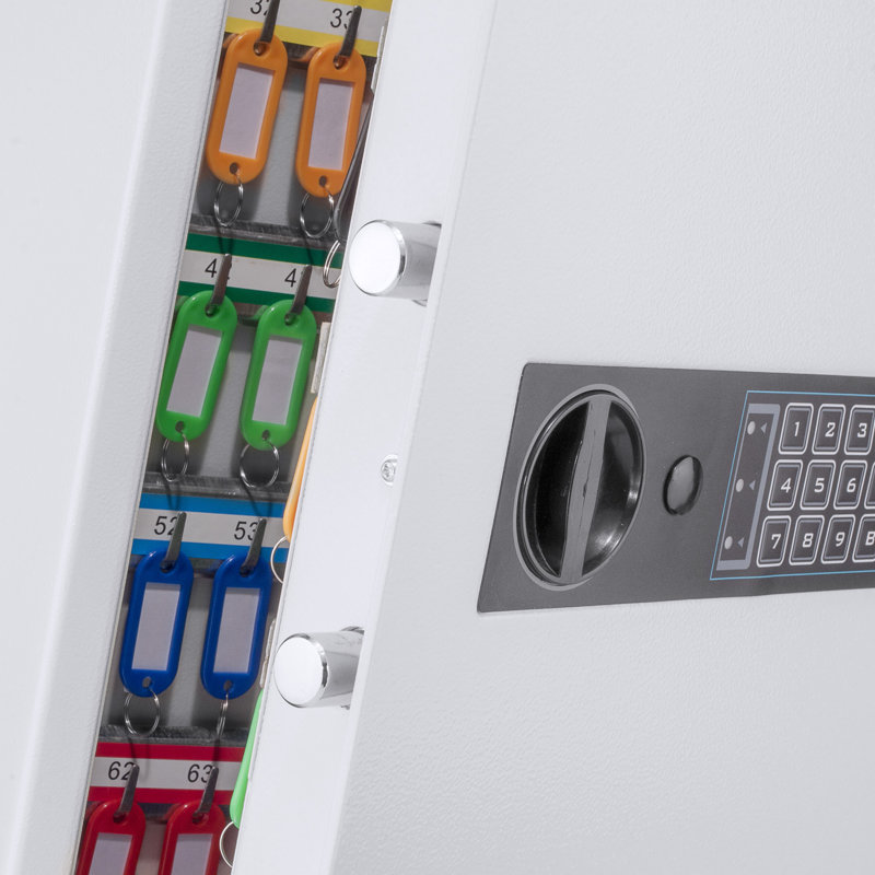 240 KEYS KEYPAD WALL KEY SAFE WHITE