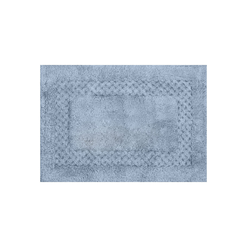 Antigona Soft Bath Rug, 17" W x 24" L, Blue