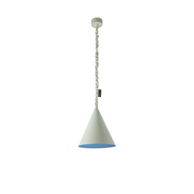 1 - Light Cement Cone Pendant