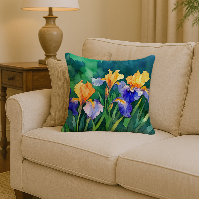 Coussin décoratif Tennessee, Carré 14 po