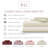 Classic Cool & Crisp 100% Cotton Percale 4-Piece Sheet Set-71013770-71013773