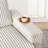 71" Plush Corduroy  Loveseat Small Sofa Without  ottoman