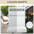 20 x 20 Inch Outdoor Rocking Chair Cushion Set of 2-967738919