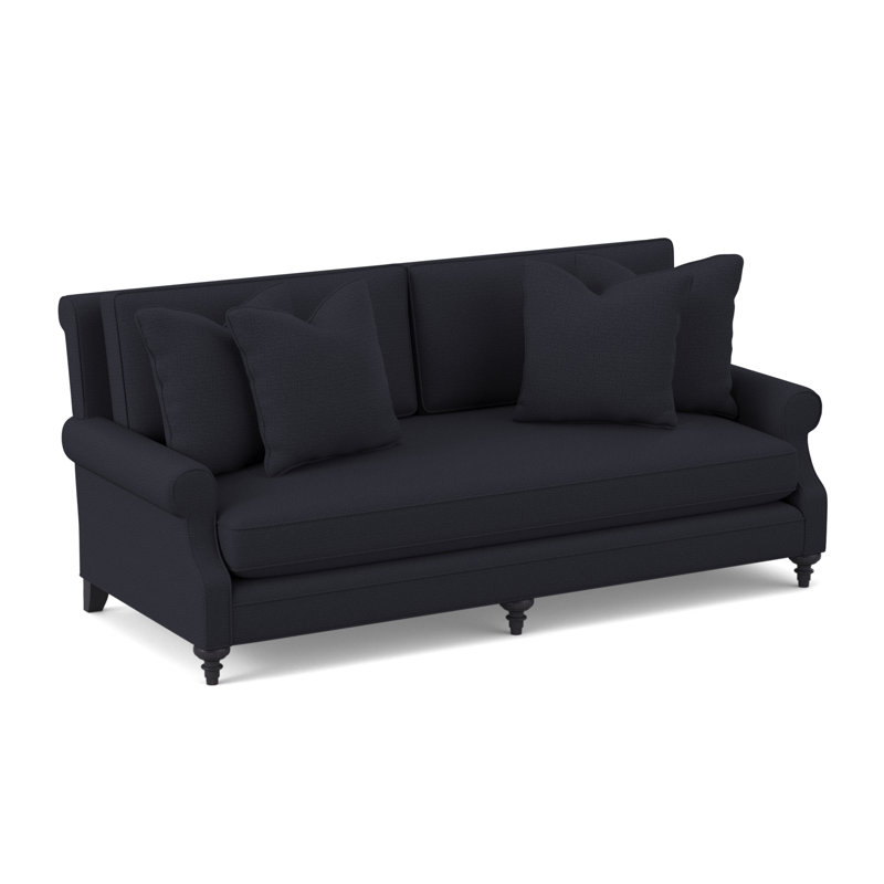 Sagamore Sofa, Vintage Ebony, Venice Navy 100% Polyester