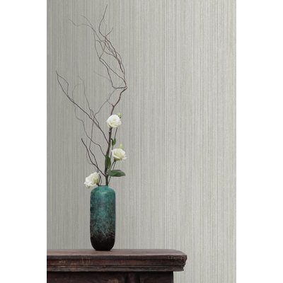Ausbon 10.05m x 53cm Textured Metallic Finish Wallpaper Roll