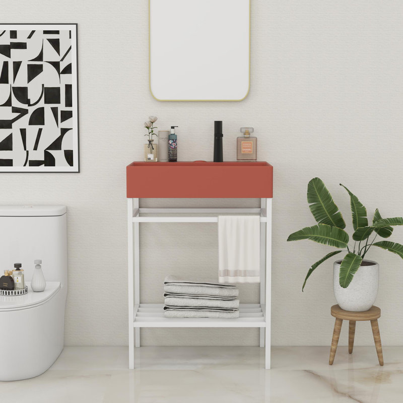 Ensembles de meuble-lavabo de salle de bain, Blanc, Blanc